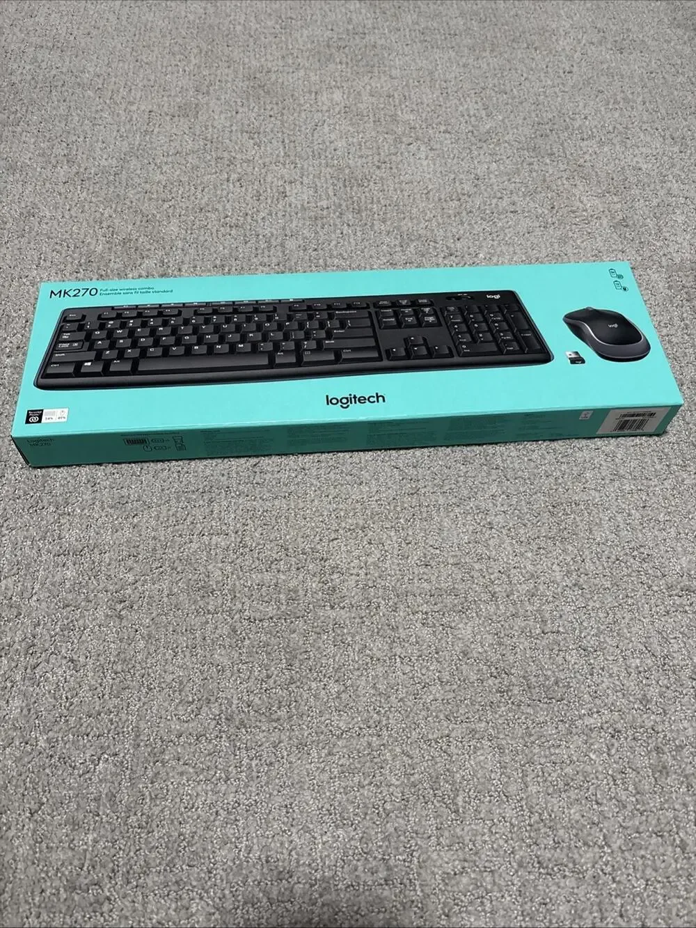 Logitech MK270 wireless keyboard and mouse combo New In Box
